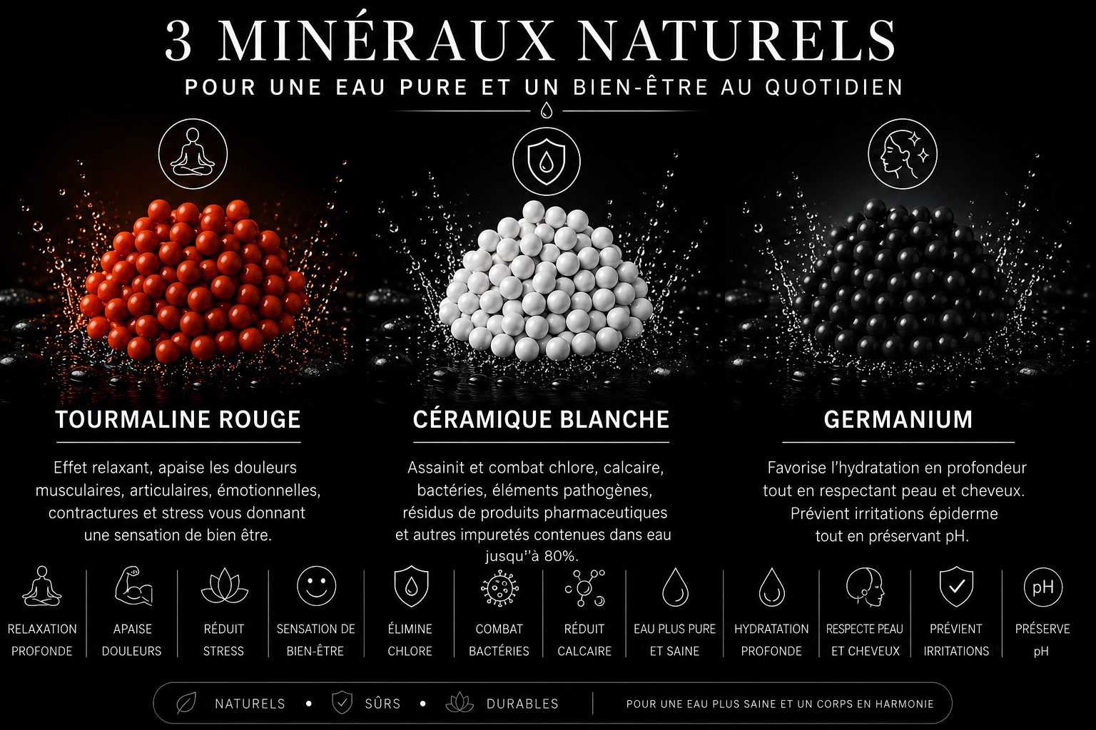 Pommeau de douche Natur&Ô - Vitalisé