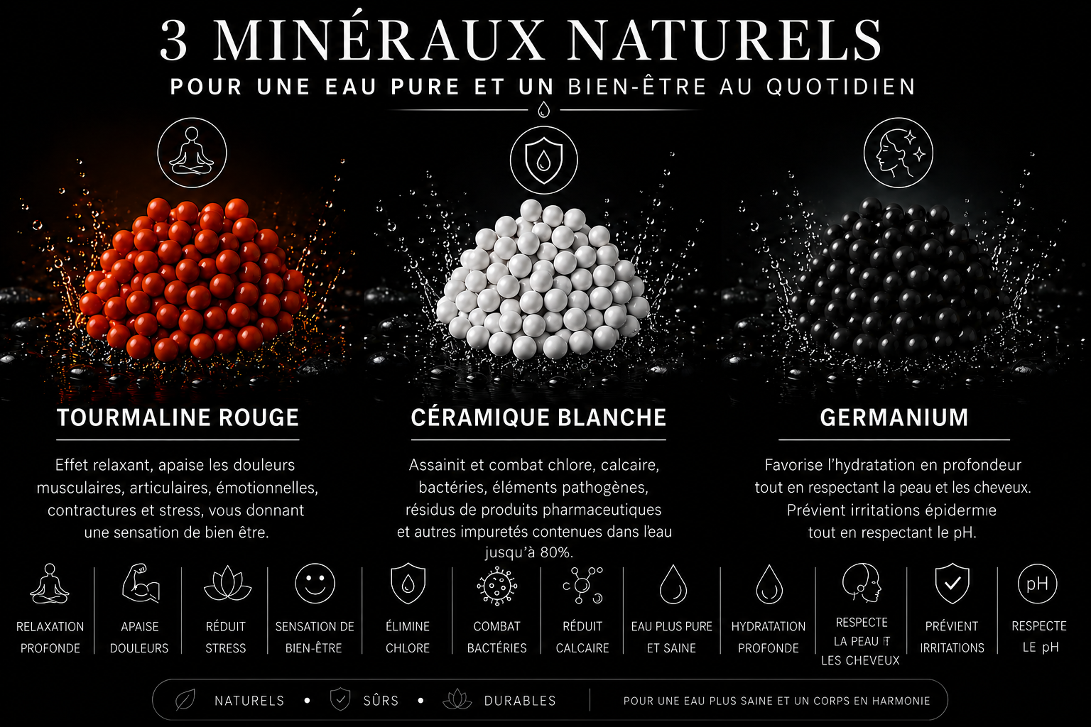Pommeau de douche Natur&Ô - Essentiel