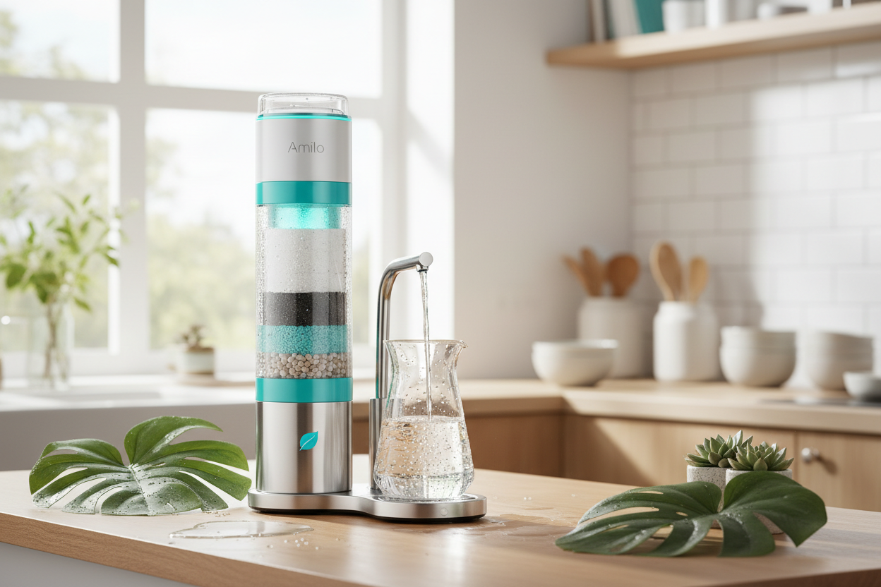 Système de Filtration et Vitalisation de l'Eau Amilo